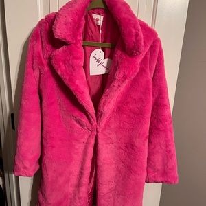 Pink Fur Jacket